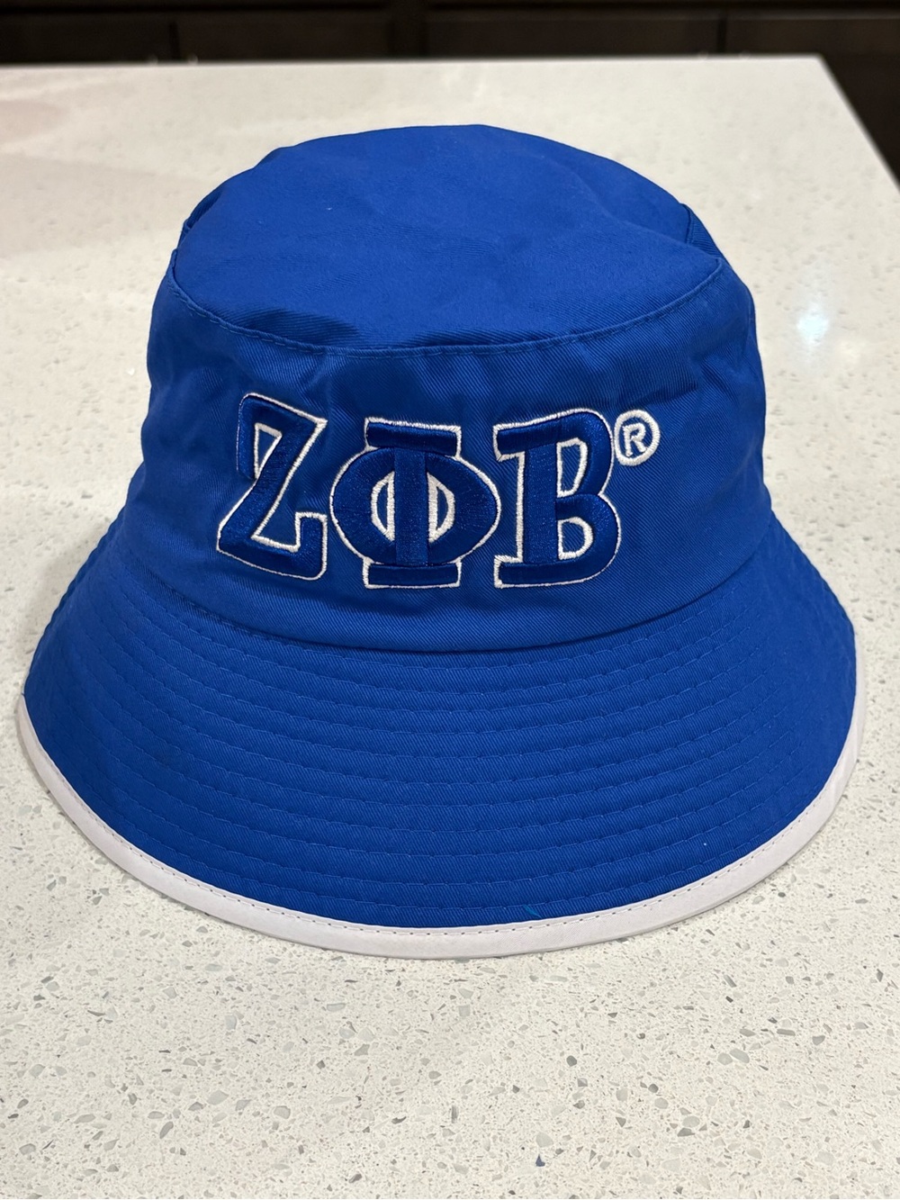 Zeta Phi Beta 1920 Blue Bucket Hat New Without Tags